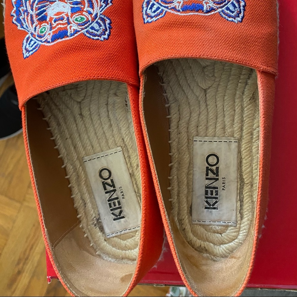 Gently used kenzo espadrille size 7